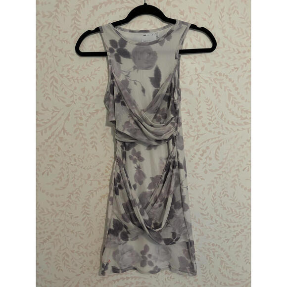 FALL CLEARANCE NWOT ASOS DESIGN Floral Draped Mini Dress - Picture 1 of 6